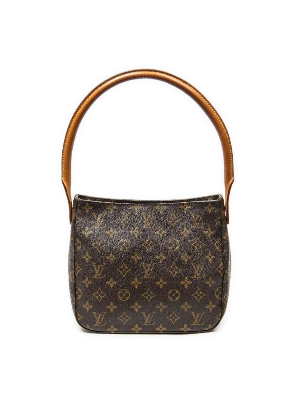Louis Vuitton Looping Brown Monogram Canvas Shoulder Bag
